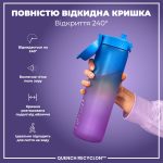 Пляшка для води ION8 1000 мл. BPA Free, Times To Drink, (ЕКО пляшка) BPA Free, Blue & Pink - Зображення 3