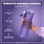 Пляшка для води ION8 1000 мл. (ЕКО пляшка) BPA Free, Light Purple - Зображення 3