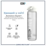 Пляшка для води ION8 1000 мл. (ЕКО пляшка) BPA Free, Times To Drink, BPA Free, Ice - Зображення 6