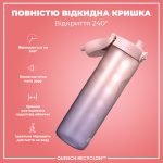 Пляшка для води ION8 1000 мл. BPA Free, Times To Drink, (ЕКО пляшка) BPA Free, Periwinkle &Rose - Зображення 3