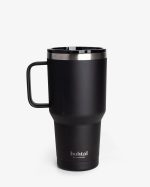 Термостакан (ізольована чашка) Bohtal з ручкою з нержавіючої сталі Tumbler Black 900 ml - Зображення 2