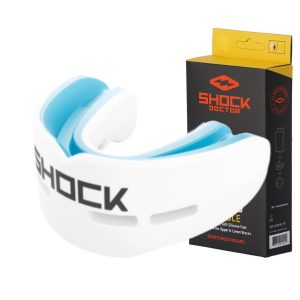 Капа Shock Doctor Nano Double доросла, на верхні та нижні зуби (вік 11+.) White (art. 6702-WH-AD) - Зображення 1