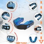 Капа Shock Doctor Gel Max доросла (вік 11+) Black/Blue (art. 6100-BB-AD) - Зображення 4