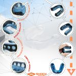 Капа Shock Doctor Gel Max дитяча (вік до 10р.) Clear (art. 6190-TC-YTR) - Зображення 4