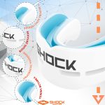 Капа Shock Doctor Nano Double доросла, на верхні та нижні зуби (вік 11+.) White (art. 6702-WH-AD) - Зображення 4