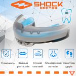 Капа Shock Doctor Ultra Braces під брекети доросла (вік 12+) Black (art. 4701-BK-AD) - Зображення 2