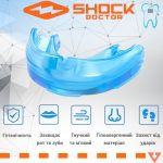 Капа Shock Doctor Single Braces під брекети доросла (вік 12+) Blue (art. 4100-BLU-AD) - Зображення 2