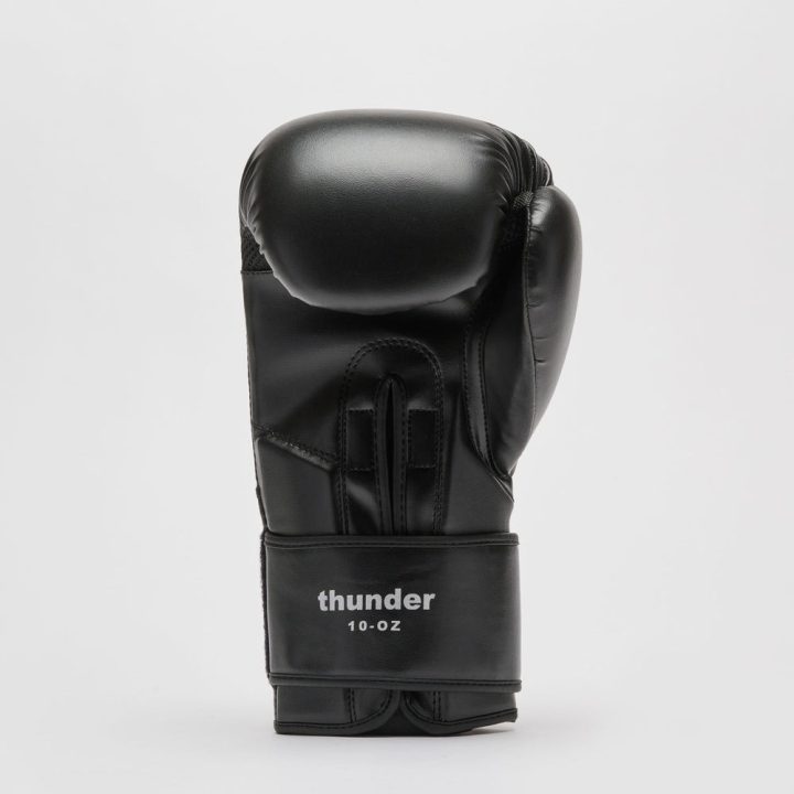 Боксерські рукавиці Leone GN383 THUNDER Black 16 унцій (капу в комплекті) - Зображення 4