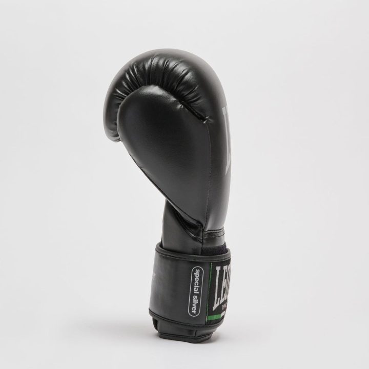 Боксерські рукавиці Leone GN383 THUNDER Black 14 унцій (капу в комплекті) - Зображення 6