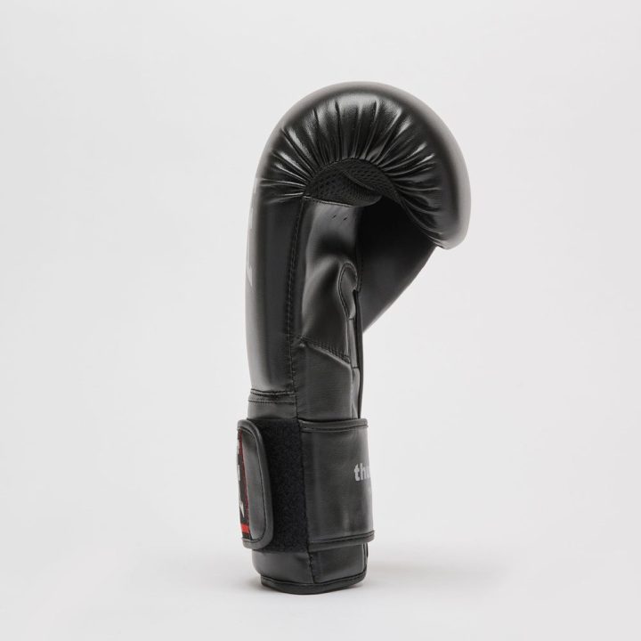 Боксерські рукавиці Leone GN383 THUNDER Black 14 унцій (капу в комплекті) - Зображення 5
