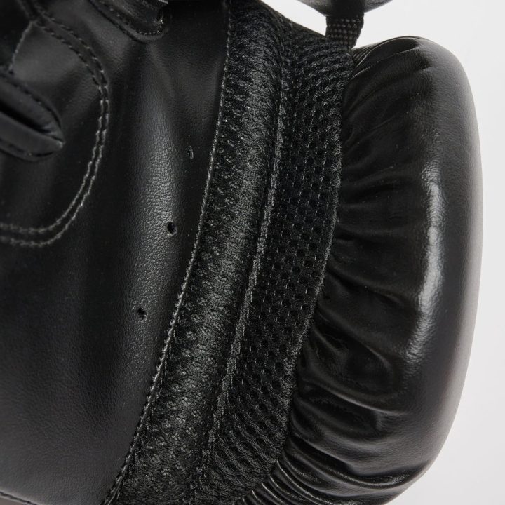 Боксерські рукавиці Leone GN383 THUNDER Black 14 унцій (капу в комплекті) - Зображення 8