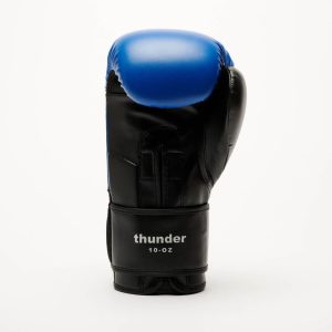 Боксерські рукавиці Leone GN383 THUNDER Blue 8 унцій (капу в комплекті) - Зображення 4