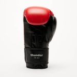 Боксерські рукавиці Leone GN383 THUNDER Red 8 унцій (капу в комплекті) - Зображення 4