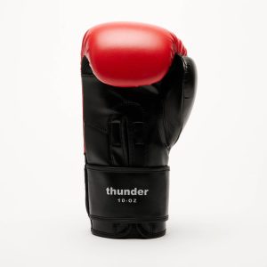 Боксерські рукавиці Leone GN383 THUNDER Red 10 унцій (капу в комплекті) - Зображення 4