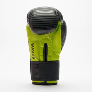 Боксерські рукавиці Leone GN313 WAVES Black 14 унцій (капу в комплекті) - Зображення 4