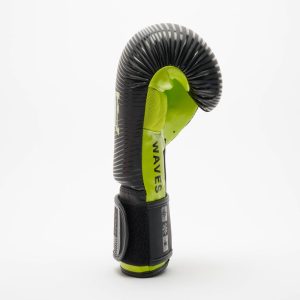 Боксерські рукавиці Leone GN313 WAVES Black 14 унцій (капу в комплекті) - Зображення 5