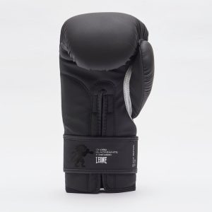 Боксерські рукавиці Leone GN059 Black/White 12 унцій (капу в комплекті) - Зображення 4