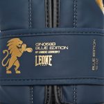 Боксерські рукавиці Leone GN059B Blue Edition 16 унцій (капу в комплекті) - Зображення 7