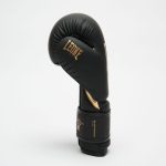 Боксерські рукавиці Leone GN059D Black/Gold 14 унцій (капу в комплекті) - Зображення 6