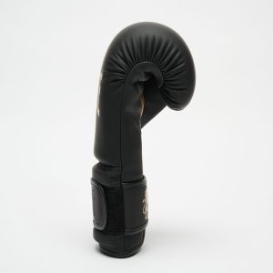 Боксерські рукавиці Leone GN059D Black/Gold 10 унцій (капу в комплекті) - Зображення 5