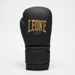 Боксерські рукавиці Leone GN059D Black/Gold 10 унцій (капу в комплекті) - Зображення 3