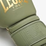 Боксерські рукавиці Leone GN059G MILITARY EDITION Green 10 унцій (капу в комплекті) - Зображення 6