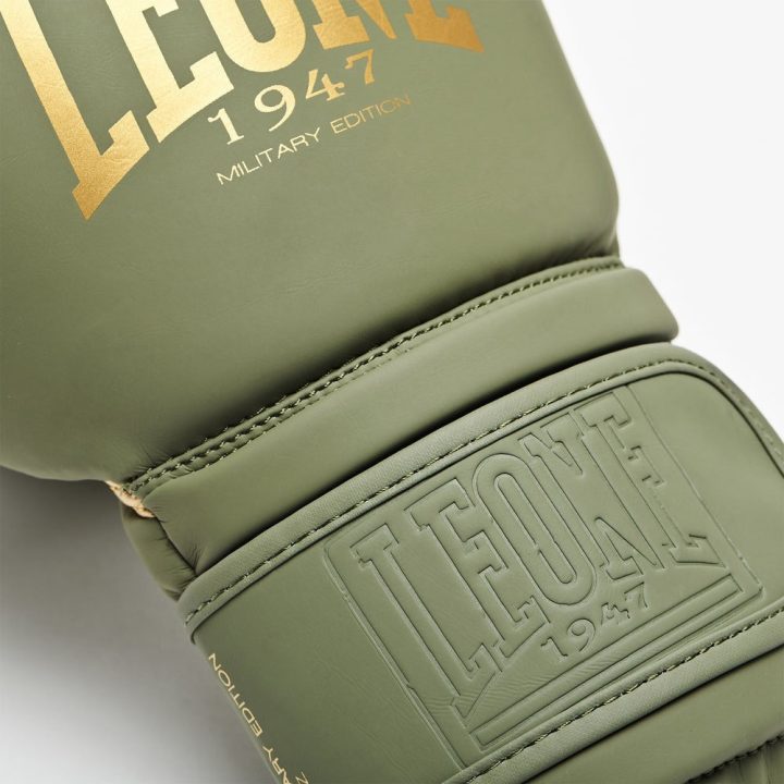 Боксерські рукавиці Leone GN059G MILITARY EDITION Green 10 унцій (капу в комплекті) - Зображення 6