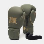 Боксерські рукавиці Leone GN059G MILITARY EDITION Green 10 унцій (капу в комплекті)