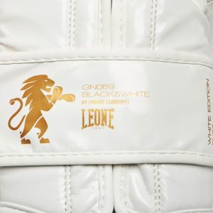 Боксерські рукавиці Leone GN059W White/Gold 10 унцій (капу в комплекті) - Зображення 7