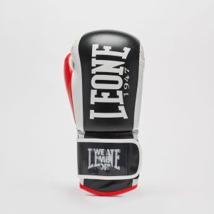 Боксерські рукавиці Leone GN333 LOGO WACS Black 10 унцій (капу в комплекті) - Зображення 3