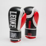 Боксерські рукавиці Leone GN333 LOGO WACS Black 12 унцій (капу в комплекті) - Зображення 2