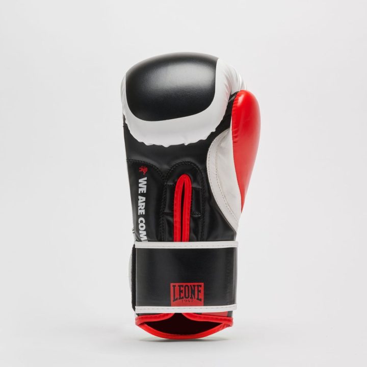 Боксерські рукавиці Leone GN333 LOGO WACS Black 16 унцій (капу в комплекті) - Зображення 4