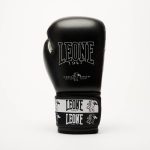 Боксерські рукавиці Leone GN208 ICONIC Black 12 унцій (бинти 4 м. в комплекті) - Зображення 3