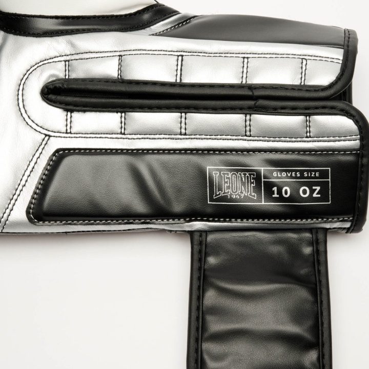 Боксерські рукавиці Leone GN208 ICONIC Black 10 унцій (бинти 4 м. в комплекті) - Зображення 10