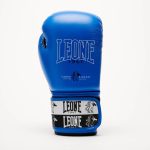 Боксерські рукавиці Leone GN208 ICONIC Blue 14 унцій (бинти 4 м. в комплекті) - Зображення 3