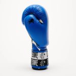 Боксерські рукавиці Leone GN208 ICONIC Blue 16 унцій (бинти 4 м. в комплекті) - Зображення 6