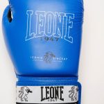 Боксерські рукавиці Leone GN208 ICONIC Blue 14 унцій (бинти 4 м. в комплекті) - Зображення 7