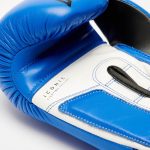 Боксерські рукавиці Leone GN208 ICONIC Blue 16 унцій (бинти 4 м. в комплекті) - Зображення 9
