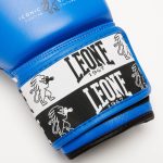 Боксерські рукавиці Leone GN208 ICONIC Blue 14 унцій (бинти 4 м. в комплекті) - Зображення 8