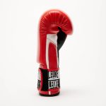 Боксерські рукавиці Leone GN208 ICONIC Red 12 унцій (бинти 4 м. в комплекті) - Зображення 5