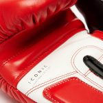 Боксерські рукавиці Leone GN208 ICONIC Red 12 унцій (бинти 4 м. в комплекті) - Зображення 7