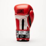 Боксерські рукавиці Leone GN208 ICONIC Red 12 унцій (бинти 4 м. в комплекті) - Зображення 4