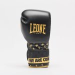 Боксерські рукавиці Leone GN220 DNA Black 12 унцій (бинти 4 м. в комплекті) - Зображення 3