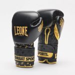 Боксерські рукавиці Leone GN220 DNA Black 12 унцій (бинти 4 м. в комплекті) - Зображення 2