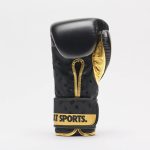 Боксерські рукавиці Leone GN220 DNA Black 12 унцій (бинти 4 м. в комплекті) - Зображення 4