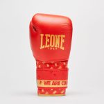 Боксерські рукавиці Leone GN220 DNA Red 12 унцій (бинти 4 м. в комплекті) - Зображення 3