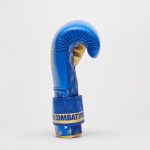 Боксерські рукавиці Leone GN220 DNA Blue 10 унцій (бинти 4 м. в комплекті) - Зображення 5
