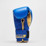 Боксерські рукавиці Leone GN220 DNA Blue 16 унцій (бинти 4 м. в комплекті) - Зображення 4