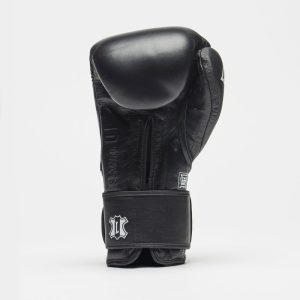Боксерські рукавиці Leone GN111 THE GREATEST Black 14 унцій (бинти 4 м. в комплекті) - Зображення 3