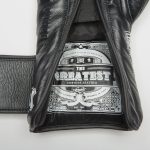 Боксерські рукавиці Leone GN111 THE GREATEST Black 14 унцій (бинти 4 м. в комплекті) - Зображення 7